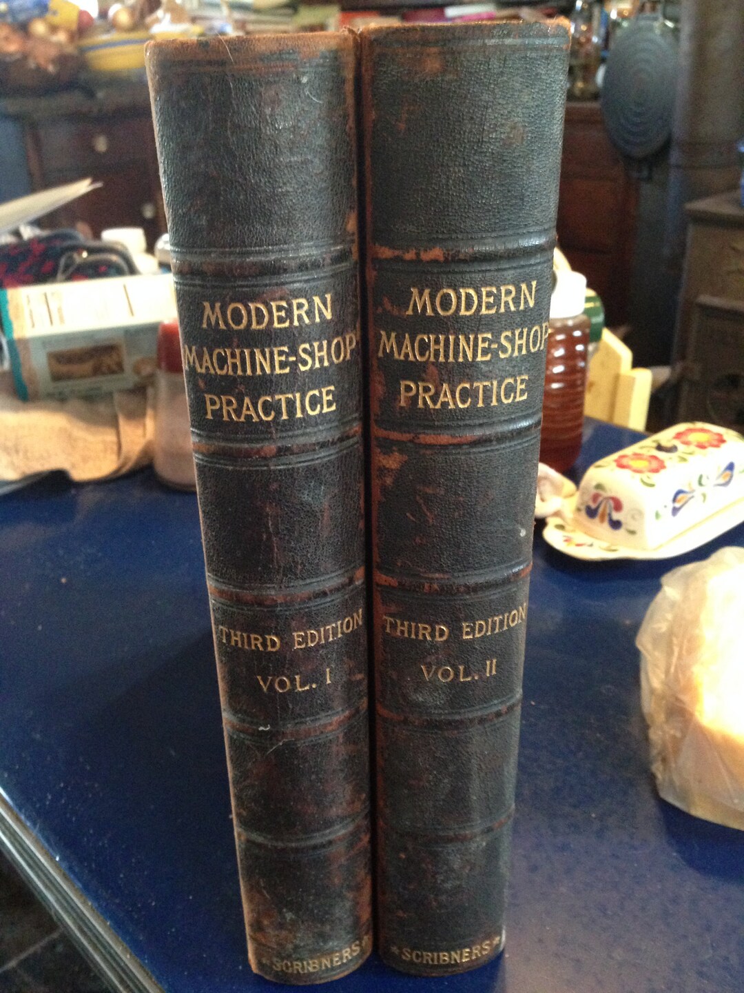 Modern Machine Shop Practice Joshua Rose 1901 Volumes I & II Hardcover