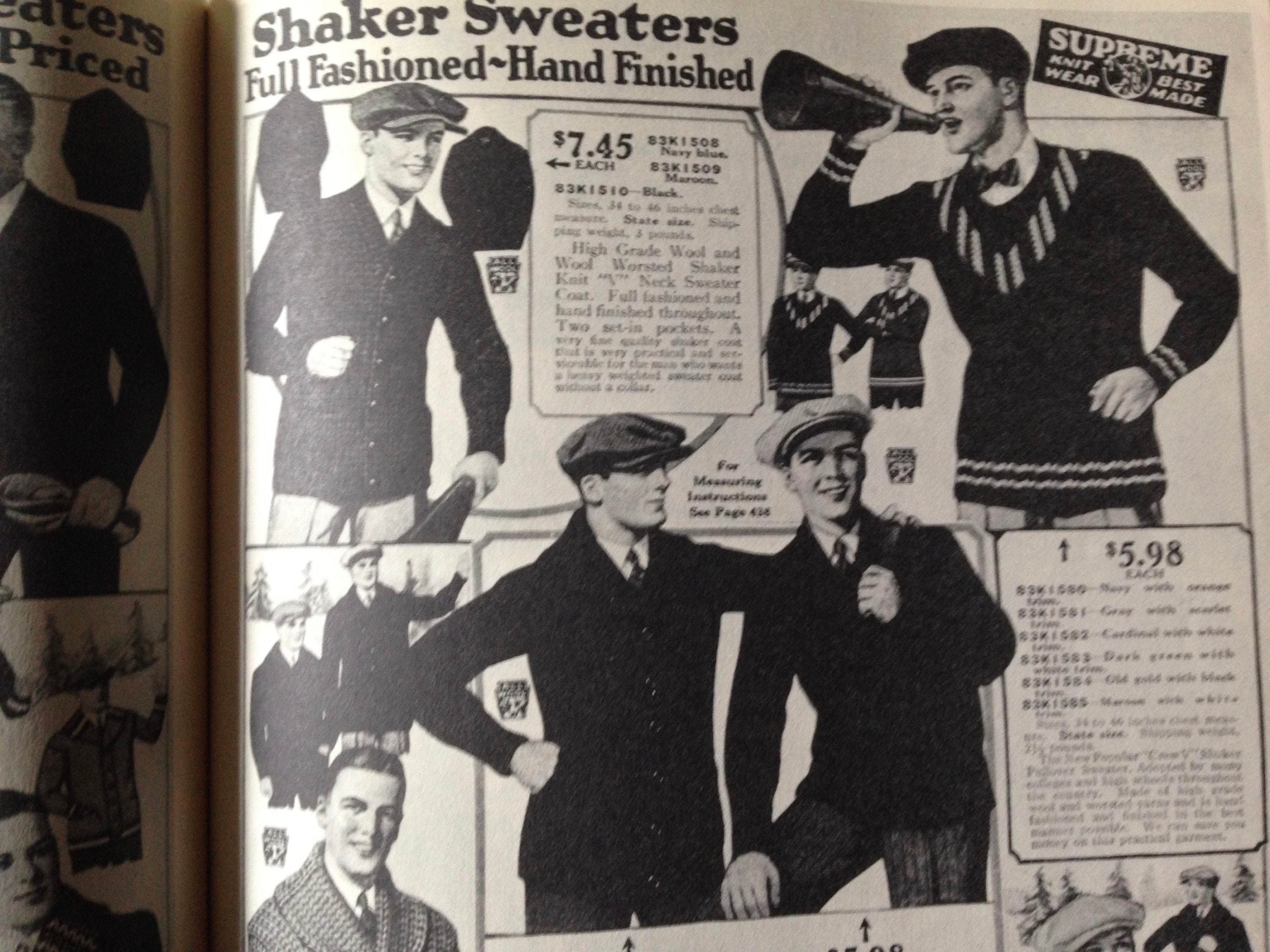 1927 Sears Roebuck Catalogue the Roaring Twenties 1970 Fashion
