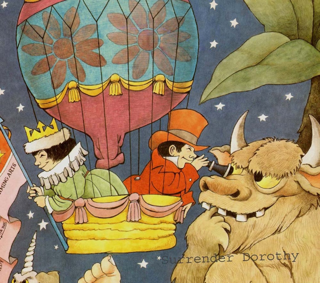Imagination Celebration Maurice Sendak Nursery Poster to Frame - Etsy