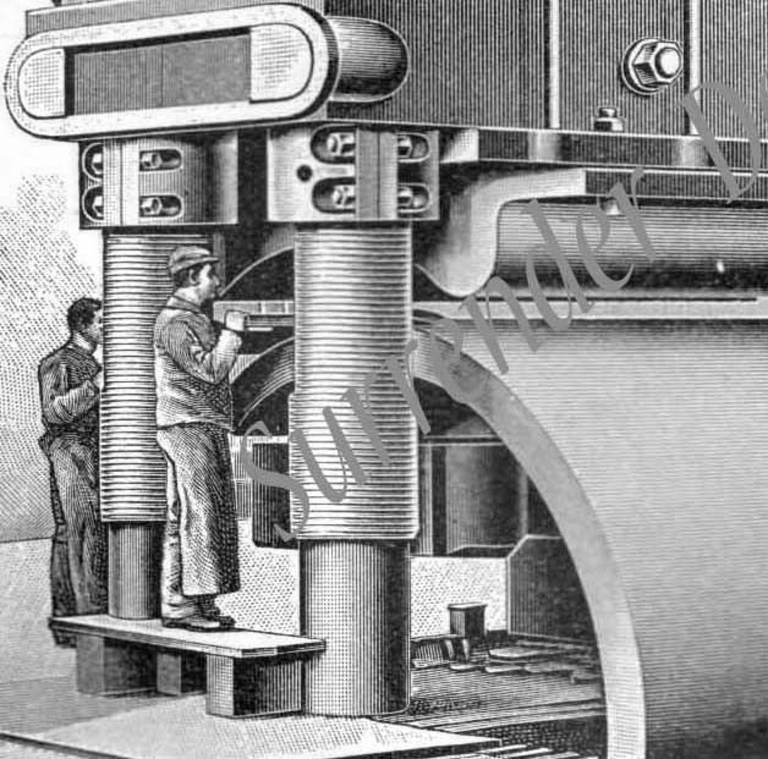 Hydraulic Lift Metal Shaper Presses Industrial Machine 1887 - Etsy
