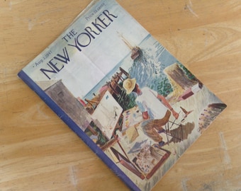 The New Yorker Magazine August 2 1947 Vintage Original Great Ads Post WWII Wartime Wartime Garrett Price Cover