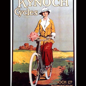 Kynoch Bicycles Birmingham England Lithograph Bike Poster - Etsy