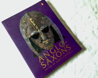 The Anglo Saxons Joseph Campbell Art History Book Gorgeous Color Plates 1991 Softcover