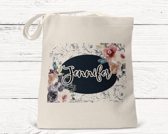Personalized Monogrammed Tote Bag, Bridesmaid Gift, Team Bride, Bridesmaids Tote, Personalised Tote, Wedding Bag DS3049