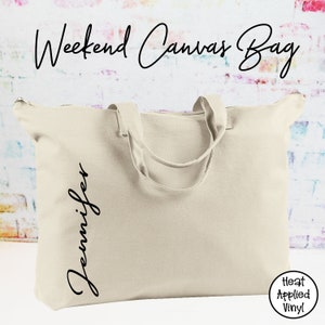 Personalized Weekender Bag/ Bridesmaid Gift/ Wedding Party Gift