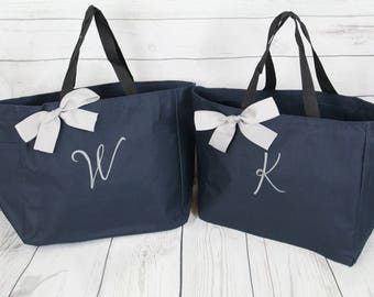 7 Personalized Bridesmaid Gift Tote Bags Bridesmaids Gifts | Etsy