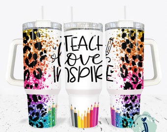 Teacher Gift, Teacher Tumbler, 40 oz. tumbler, End of School, Last Day of School