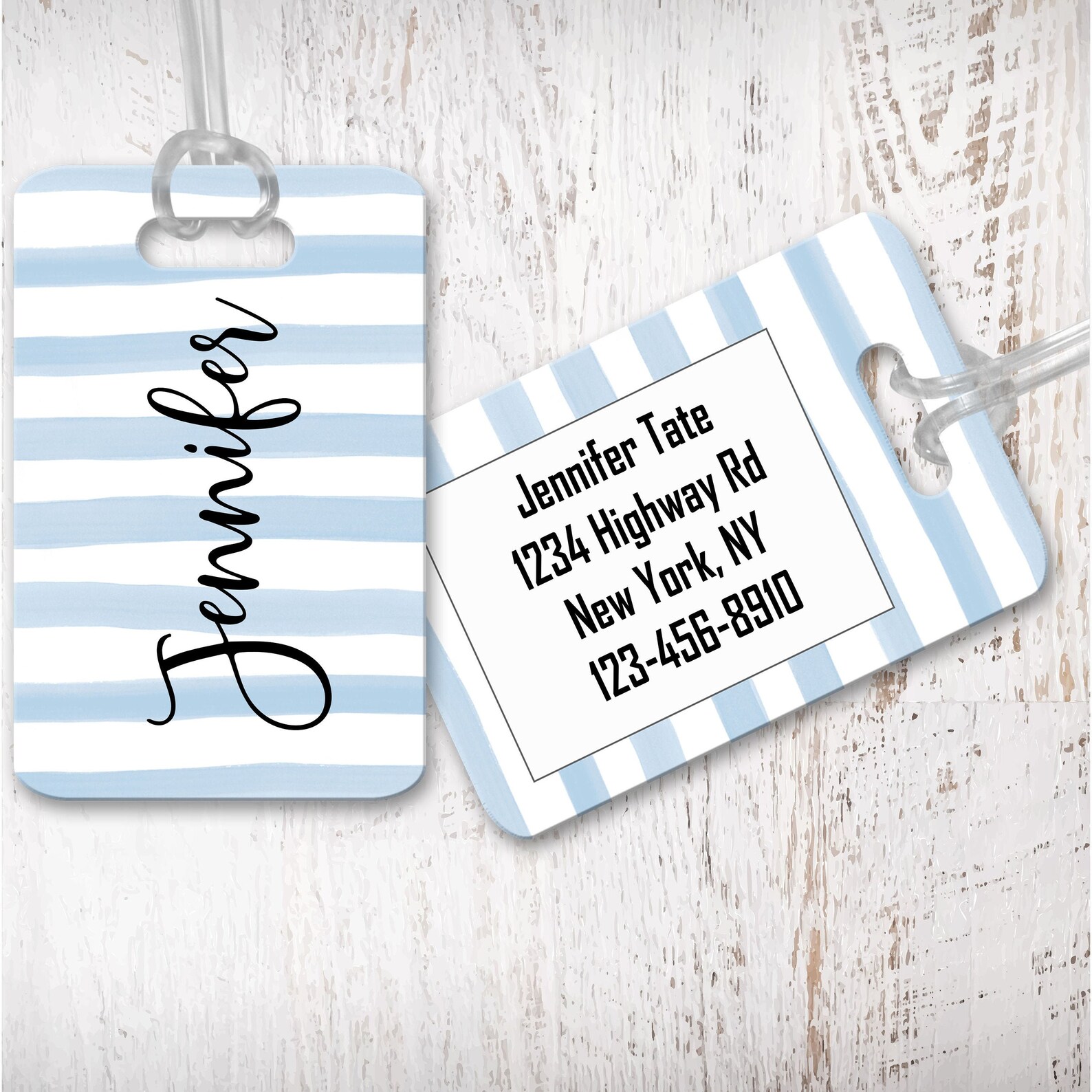 Personalized Metal Luggage Tag Custom Luggage Tags Etsy