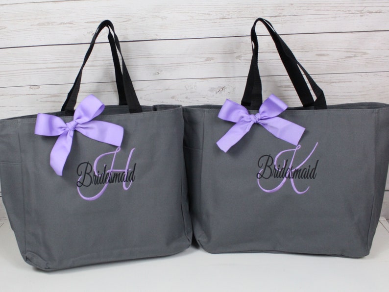 8 Personalized Bridesmaid Gift Tote Bag Bridesmaid Gift Etsy