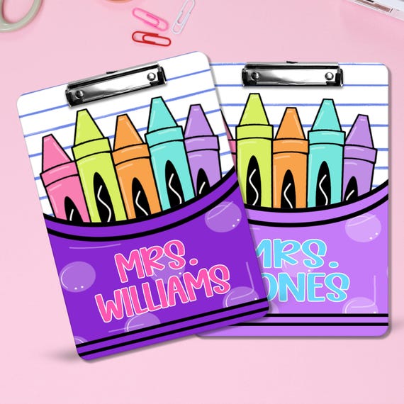 Custom Teacher Name Clipboard: Personalized Appreciation Gift