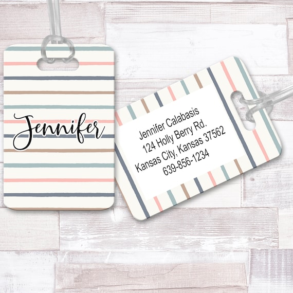 Bag Tags, Personalized, Custom Luggage Tag, Luggage Tags, Traveler gift, Graduation gift, Bachelorette gift BH1-10