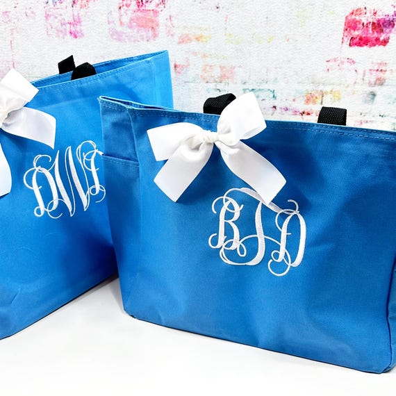 Personalized Bridesmaid Tote Bags Monogrammed Tote, Bridesmaids Tote, Personalized Tote, Monogrammed Tote Bag, Bridesmaid Gift Bags (ESS1)