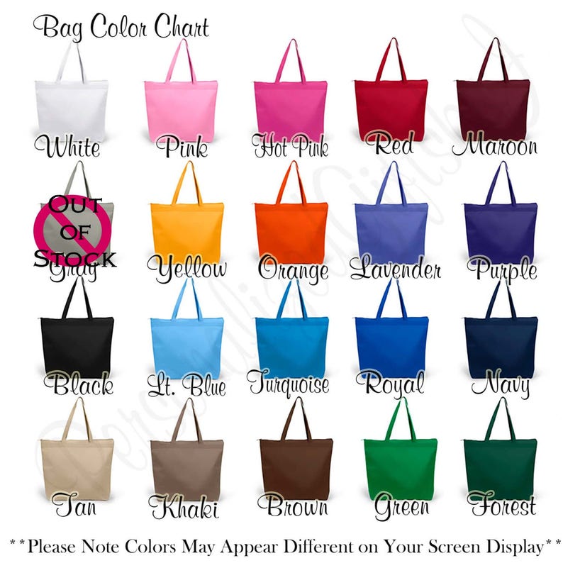 Personalized Bridesmaid Tote Bridesmaid Gift 11 Personalized Zippered Tote Bag Bridesmaids Gift Wedding Totes Wedding Party Gift