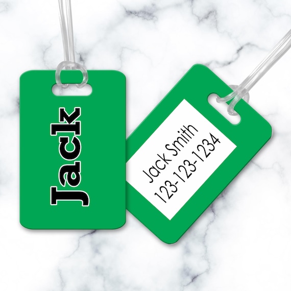 personalized luggage tags, bag tag, custom luggage tag, bridesmaid gift, graduation gift LG12