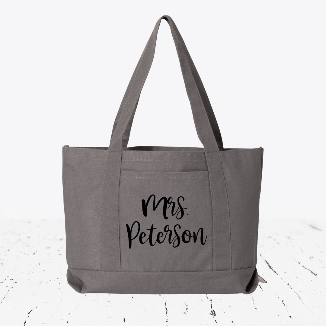 Canvas Tote Bag, Bridesmaid Tote Bag, Teacher Gift, Gift for Her ...