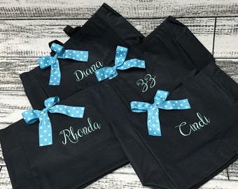 personalized tote bag bridesmaid gifts beach bag bachelorette party gift maid of honor gift (ESS1)