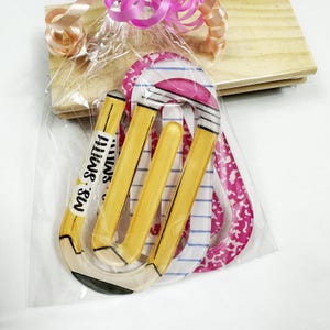 Teacher Appreciation Gift, Personalized Jumbo Paper Clip, Teacher Gift, Teacher Gift Idea, Teacher Gift set, Back to School Gift, Paper Clip