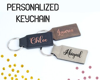 Personalized Keychain Bridesmaid Gift, monogram keychain