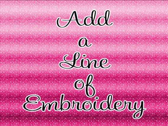 Add a Line of Embroidery