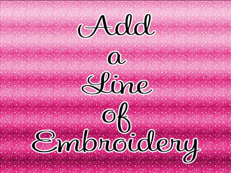 Add a Line of Embroidery image 1