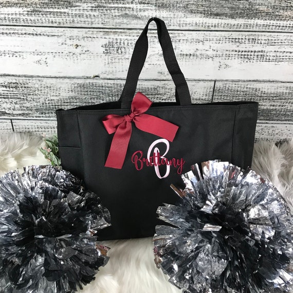 Personalized Cheer Dance Beach Bridesmaid Gift Tote Bag Monogrammed Tote, Bridesmaid Tote, Personalized Tote (ESS1)