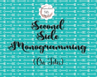 Add on Listing for Second side monogramming