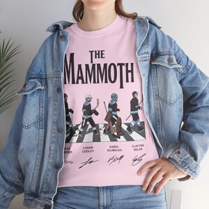 Vintage The Mammoth Hockey Abbey Road Shirt, Guenther Cooley Vejmelka Keller Tee, Comfort Colors and Gildan Oversized Tee, Utah Hockey Gift image 15
