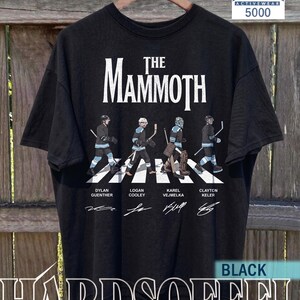 Vintage The Mammoth Hockey Abbey Road Shirt, Guenther Cooley Vejmelka Keller Tee, Comfort Colors and Gildan Oversized Tee, Utah Hockey Gift image 11