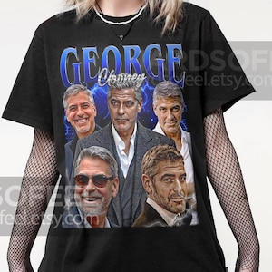 George Clooney Unique Vintage T-Shirt, Gift For Women and Man Unisex T-Shirt
