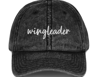 Fourth Wing Hat | Wing Leader Embroidered Hat | Dragon Rider Bookish Gift | Washed Out Dad Cap
