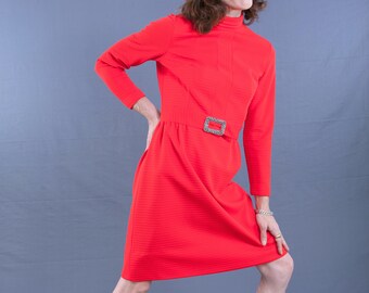 Mod BLEEKER St. Dress, Vintage 1960's / 1970's Scooter Girl Dress, size Small, 4-6