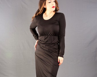 High End Designer 90's Deadstock Vintage Dress / HELMUT LANG