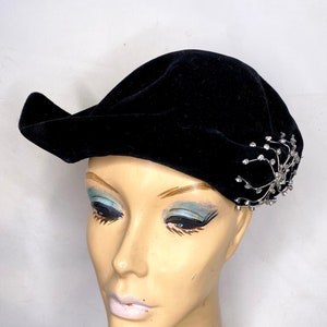 1940s Velour Hat - Etsy display picture 1