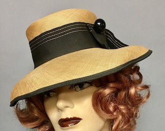 Vintage 1960s Mr John Hat OS Classic Brown NY Paris Imported  display picture 3