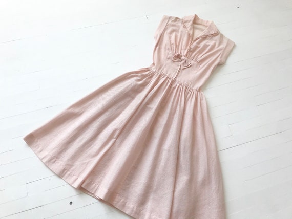 1950's Pink Cotton Dress