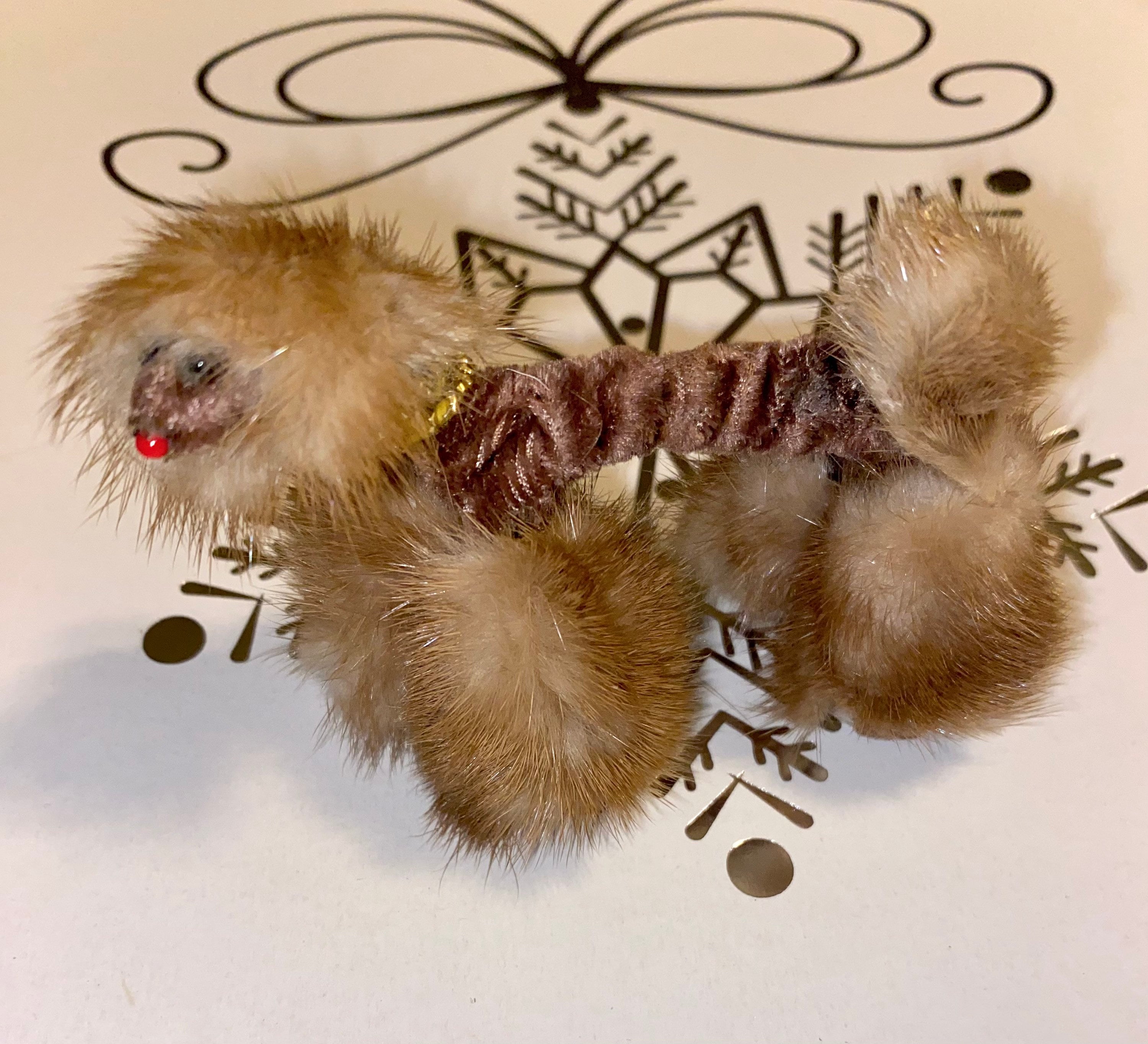 50s Mink Poodle Pin - Etsy
