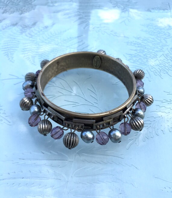 50's SIGNED Miriam HASKELL Pearls, Glass & BRASS … - image 10