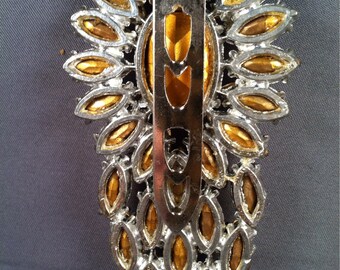 Rare Large DOCTOR DRESS Clip, Vintage 1930's Dazzling