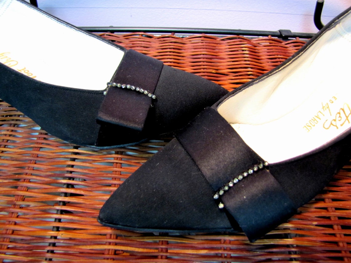 DEADSTOCK Vintage, Joseph Larose 1960's Black High Heels, UNWORN Ladies ...