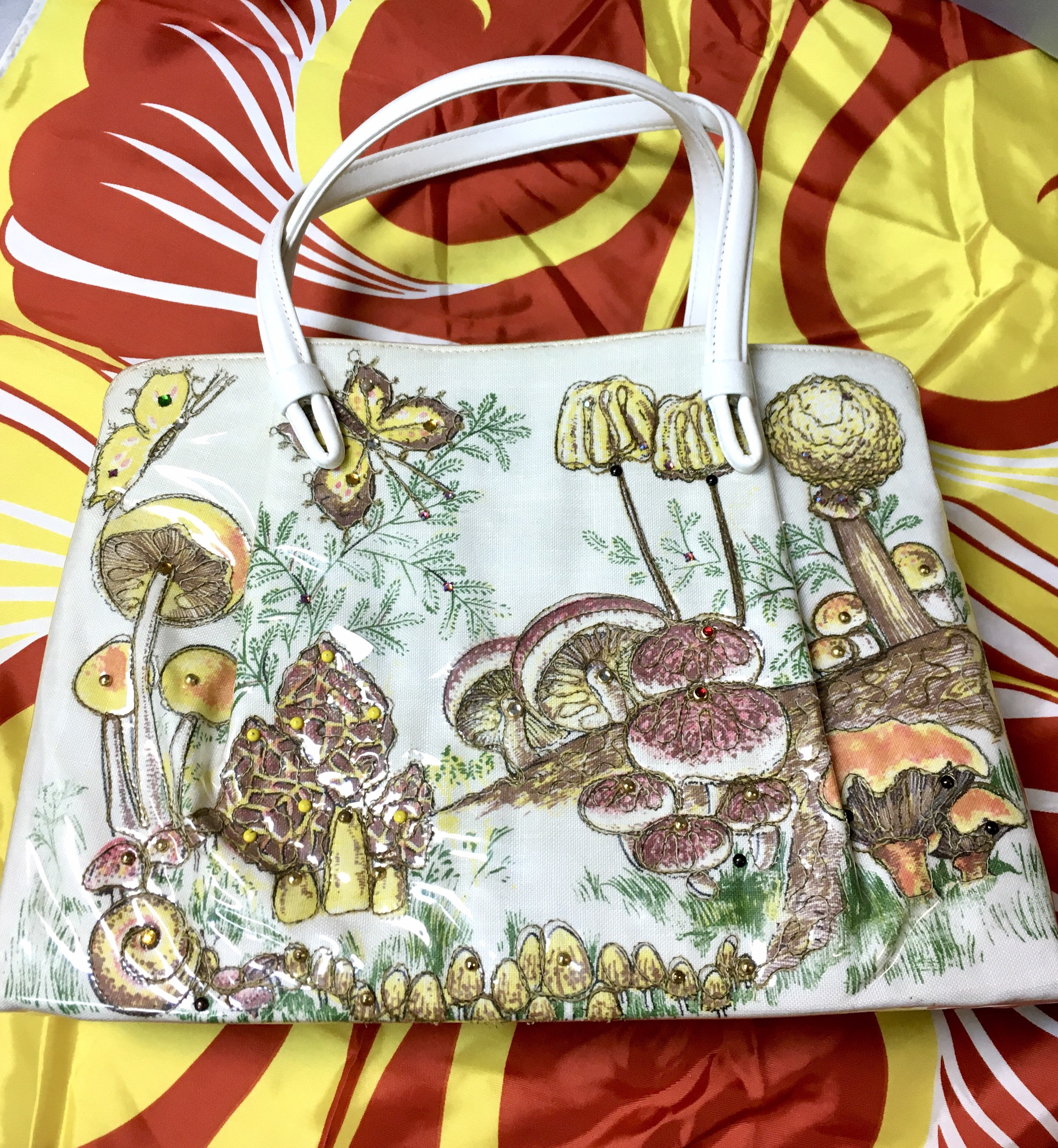50s vintage ルーサイトバッグ60sレトロ カゴコサージュ mod 50s vintage ルーサイトバッグ60sレトロ カゴコサージュ mod