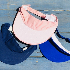 Lot of 3 Vintage 1970s Visor Hats