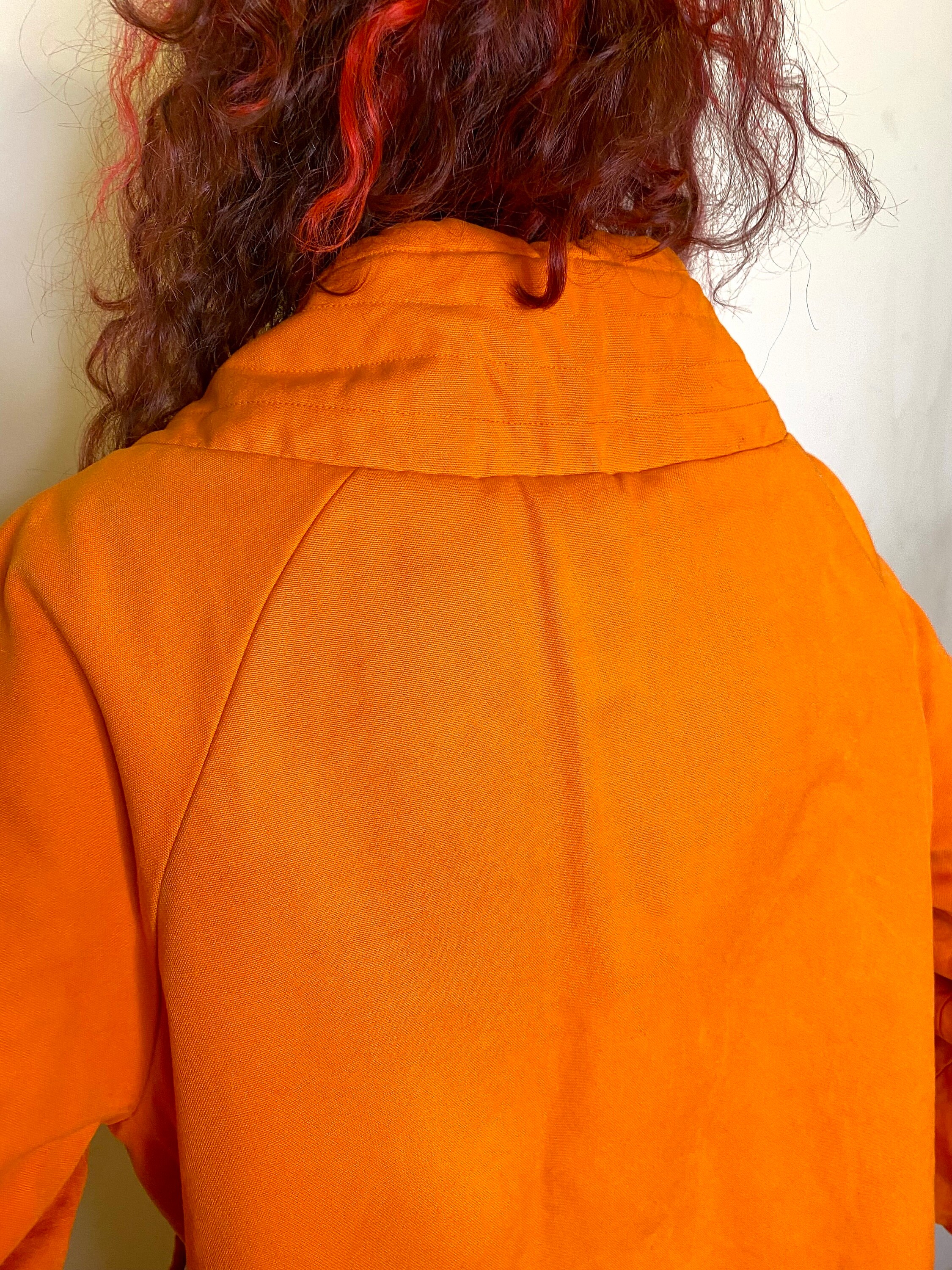 Orange 1960's MOD A-line Jacket, 60's Coat, Size 8-10 Medium - Etsy