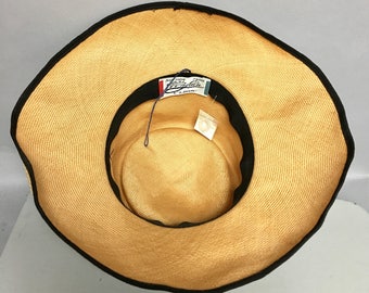 Vintage Mr John Hat 1960s Gold Felt Fedora Feather Plume Made in Italy - Hey Viv MR. JOHN JR. vtg hat Robin Hood fedora with feathers 1950s  main image 3