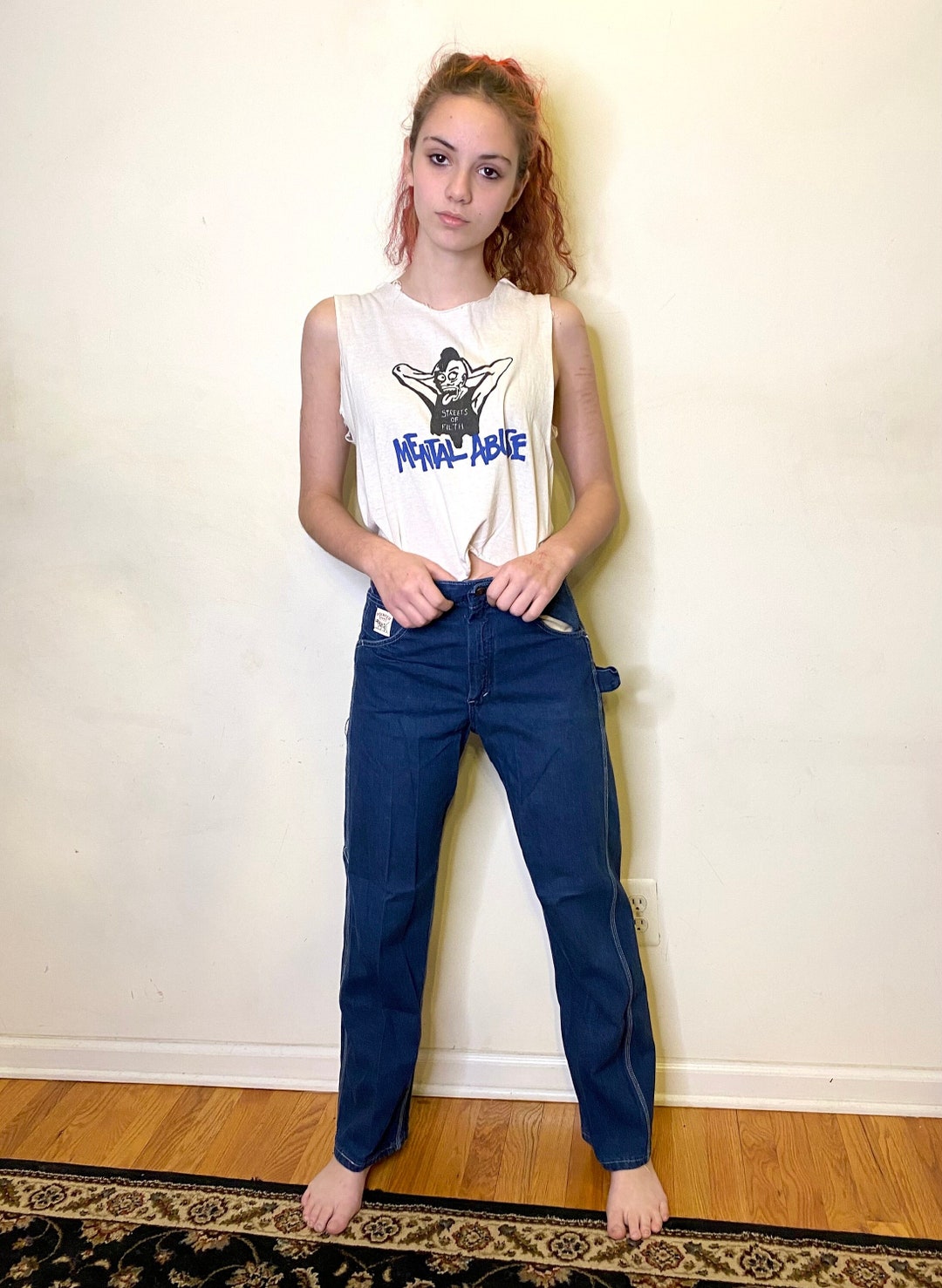 Women's Vintage Dark Denim Jeans 27/30