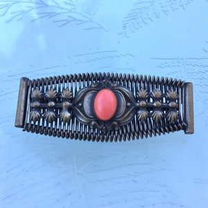 Arts & Crafts Vintage 1930&#39;s Pin con Nouveau Design Brooch