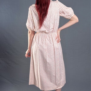 Late 70's or early 1980's DEADSTOCK, Vintage VALENTINO BOUTIQUE Dress, 100% Cotton Sweetheart Dress, Size Medium image 2