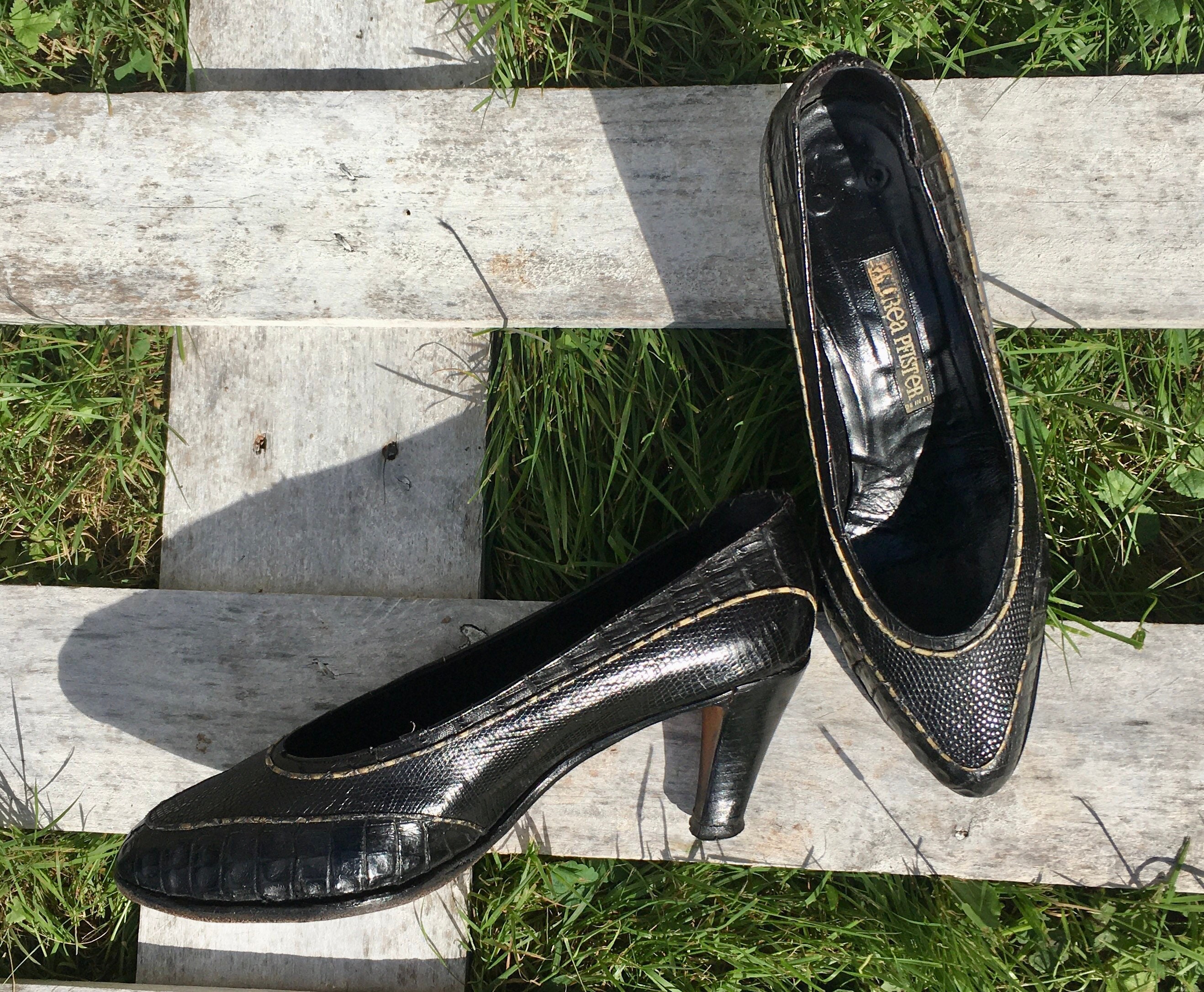 ANDREA PFISTER Designer Shoes, Vintage 80's High Heel Shoes, Size 9, Size 39 Euro - Etsy ANDREA PFISTER Designer Shoes, Vintage 80's High Heel Shoes, Size 9, Size 39 Euro - Etsy