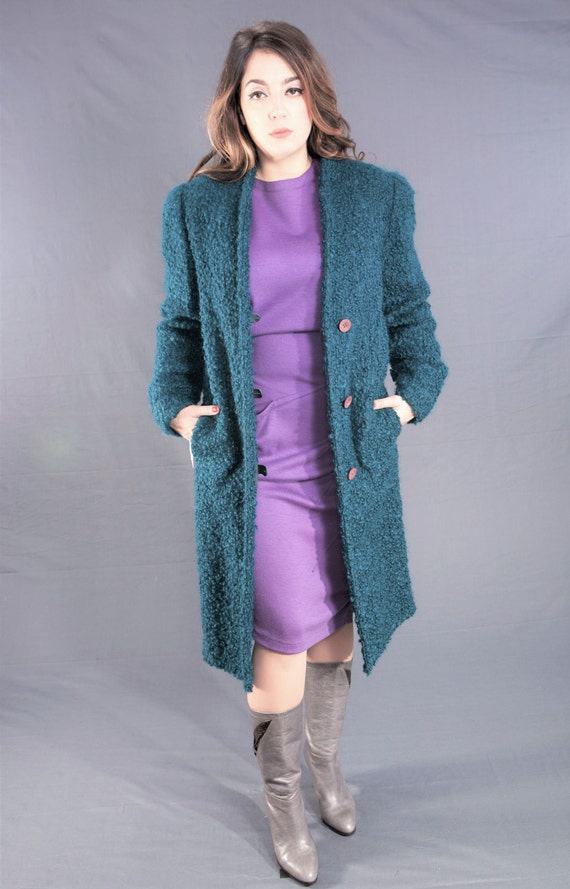 KRIZIA 80's Vintage Boucle WOOL Knit Jacket / DEADSTOCK - Etsy