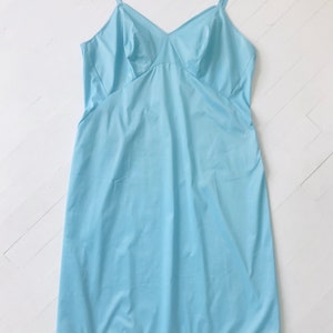 1960's Aqua Blue Dress Slip - Etsy