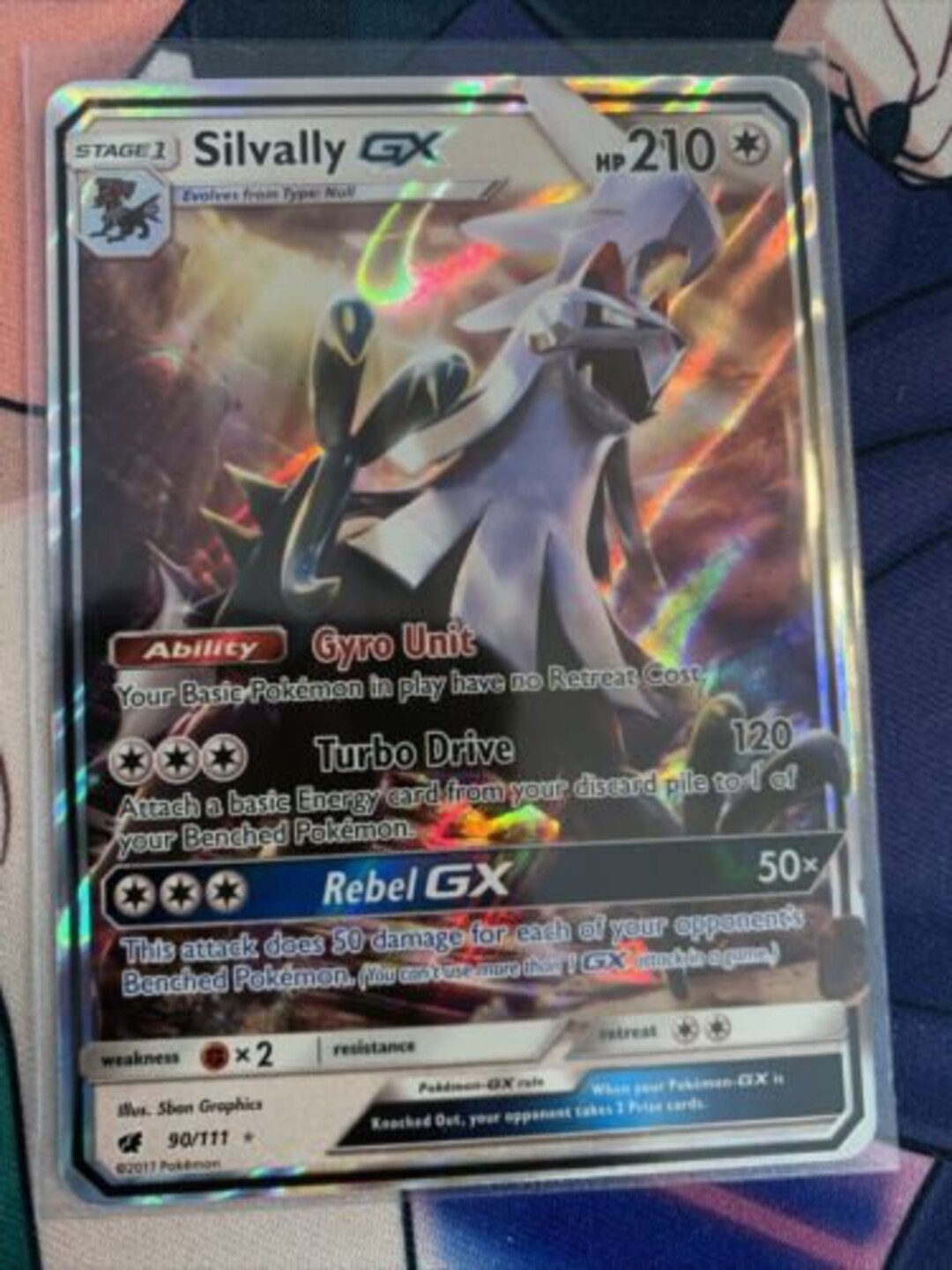 Pokemon Crimson Invasion Silvally GX 90/111 Ultra Rare Near Mint Psa 10